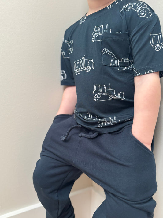 Construction Crew Joggers and T-shirt