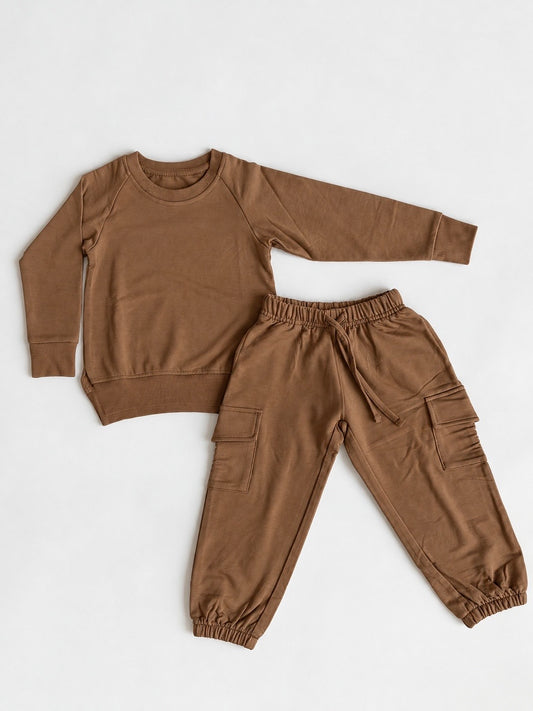 Caramel Latte Jogger Set