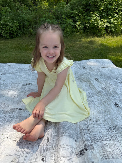 Summer Haze Twirl Dress with Biker Shorts