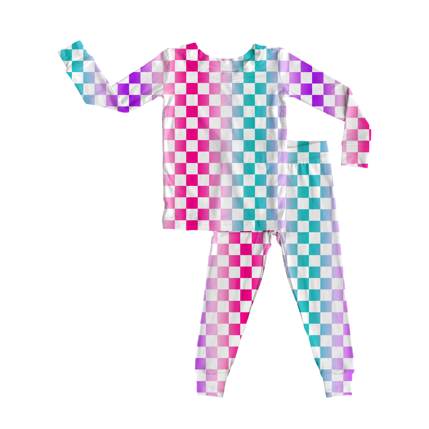 Retro Checks Two-Piece Set