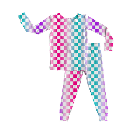 Retro Checks Two-Piece Set