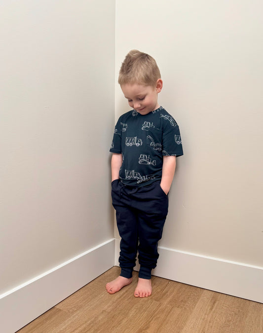 Construction Crew Joggers and T-shirt