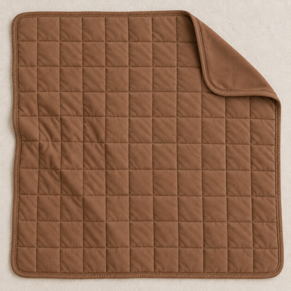 Caramel Latte Quilted Bamboo Blanket