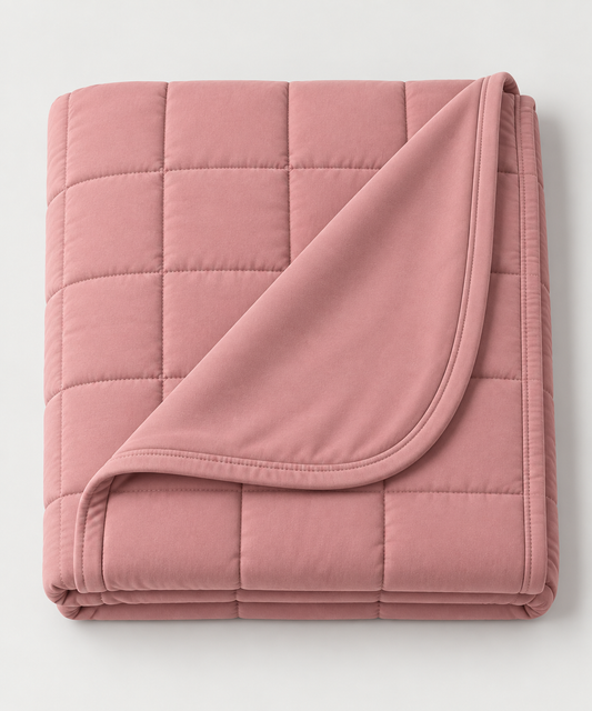 Sweet Pea Quilted Bamboo Blanket