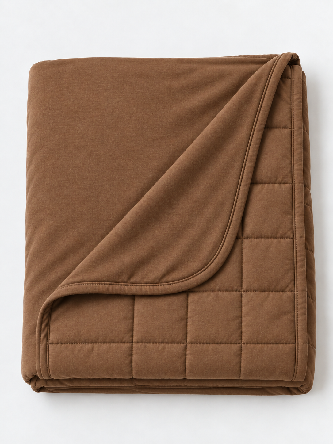 Caramel Latte Quilted Bamboo Blanket
