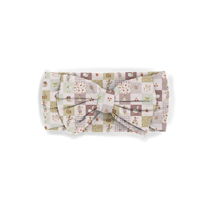 Cottage Picnic Headband Bow