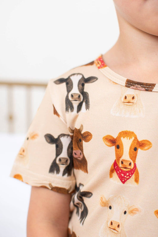 Cows Short Sleeve Set